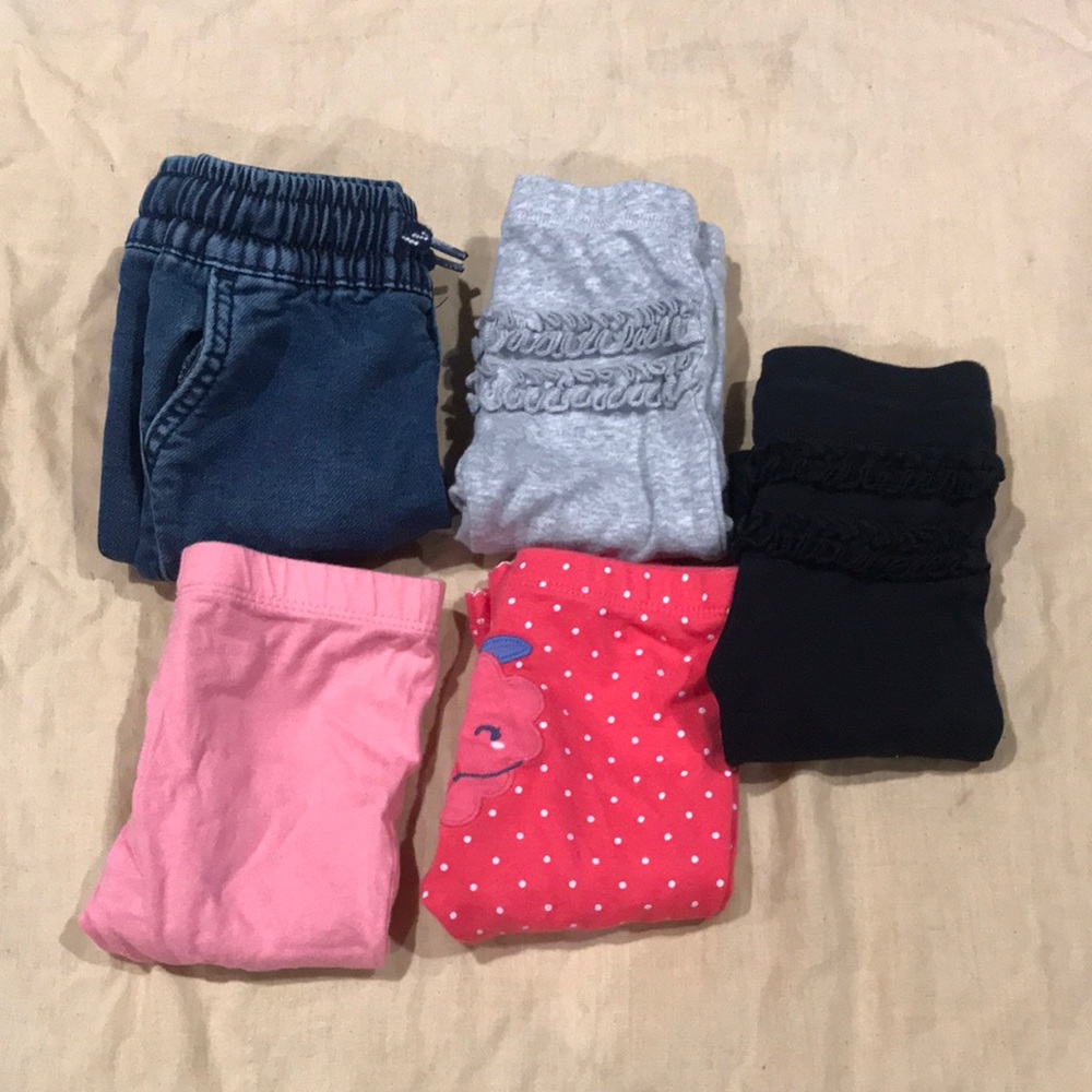 Kids Colorful Leggings Set